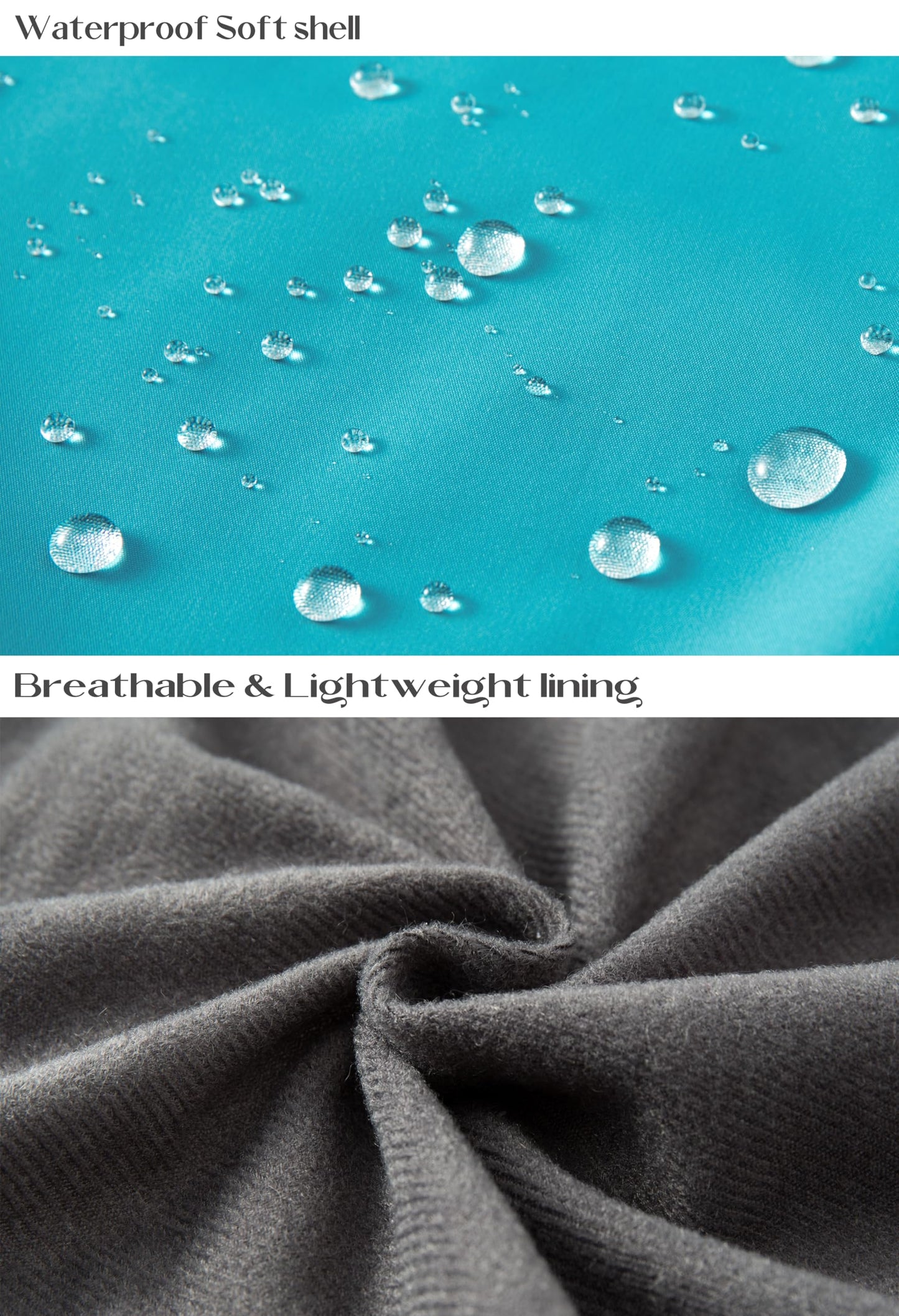 DCmount Womens Waterproof Jacket Ladies Hooded Raincoat softshell