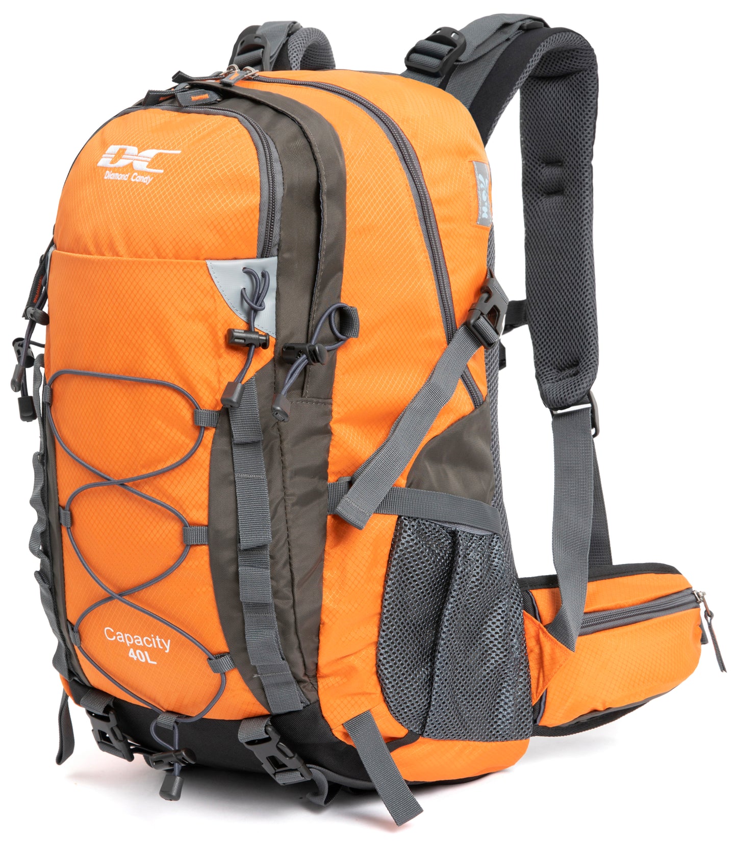 DCmount Wanderrucksack 40l Damen Herren Rucksack Wasserdicht Reiserucksack mit Regenschutz