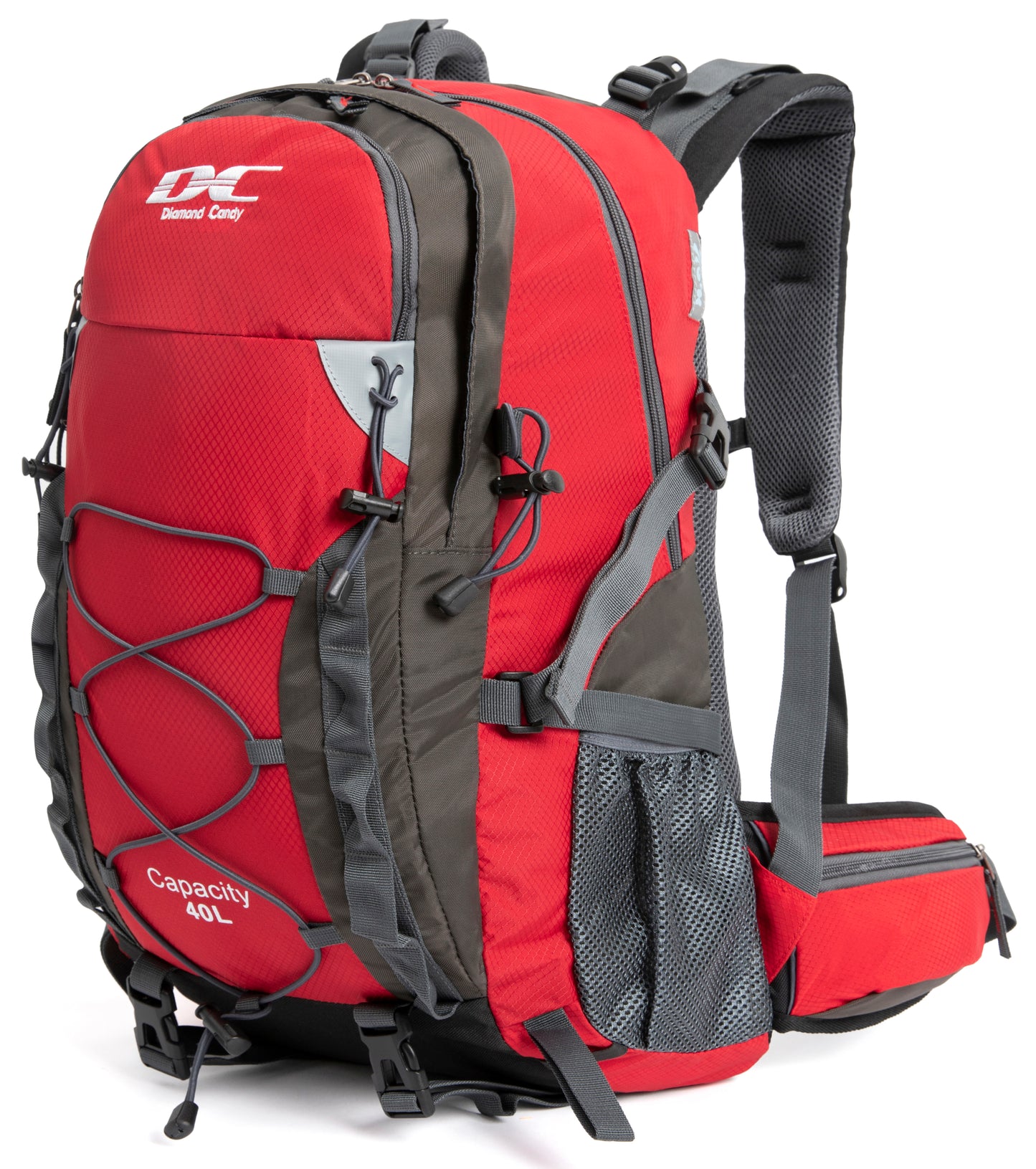 DCmount Wanderrucksack 40l Damen Herren Rucksack Wasserdicht Reiserucksack mit Regenschutz